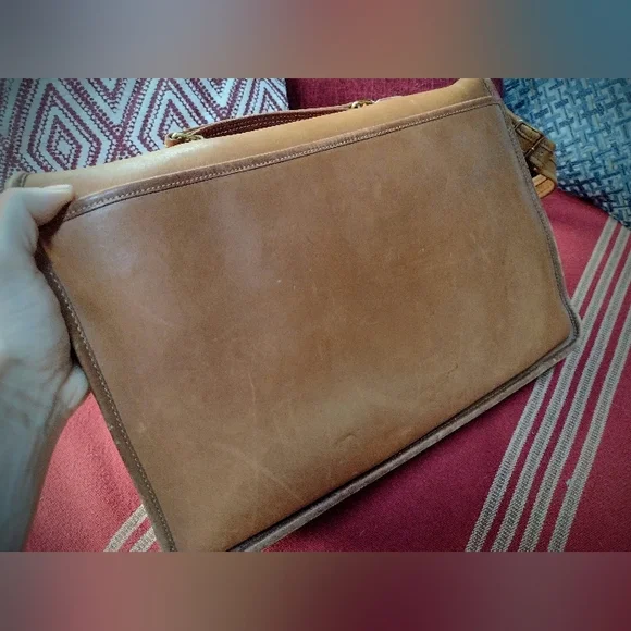 Vintage 1980's Coach Metropolitan Messenger Bag Unisex Briefcase *Made in NYC* - Picture 2 of 16